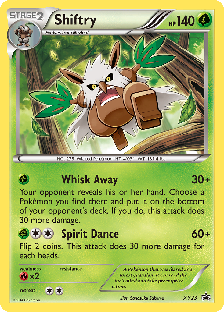 Shiftry (XY23) [XY: Black Star Promos] | Tables and Towers