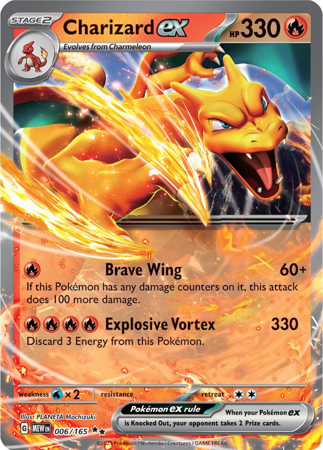 Charizard ex (006/165) [Scarlet & Violet: 151] | Tables and Towers