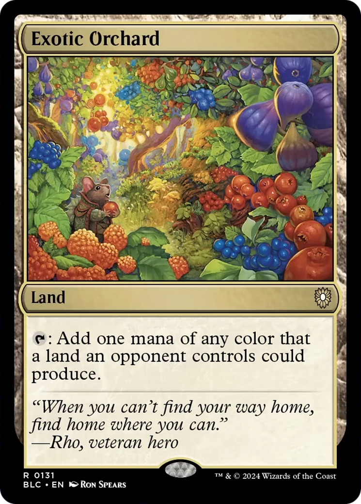 Exotic Orchard [Bloomburrow Commander] | Tables and Towers