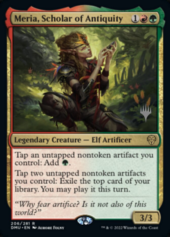 Meria, Scholar of Antiquity (Promo Pack) [Dominaria United Promos] | Tables and Towers