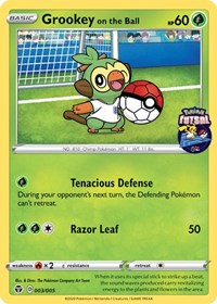 Grookey on the Ball (003/005) [Miscellaneous Cards] | Tables and Towers