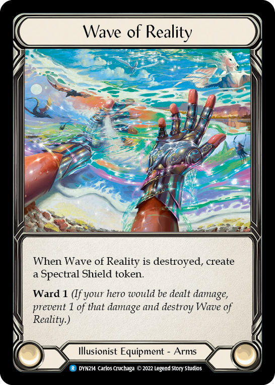 Wave of Reality [DYN214] (Dynasty)  Rainbow Foil | Tables and Towers