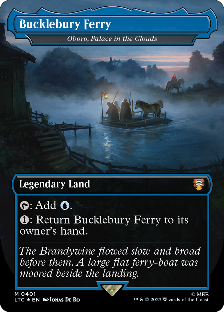 Bucklebury Ferry - Oboro, Palace in the Clouds (Surge Foil Realms and Relics) [The Lord of the Rings: Tales of Middle-Earth Commander] | Tables and Towers