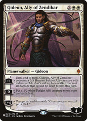 Gideon, Ally of Zendikar [The List] | Tables and Towers