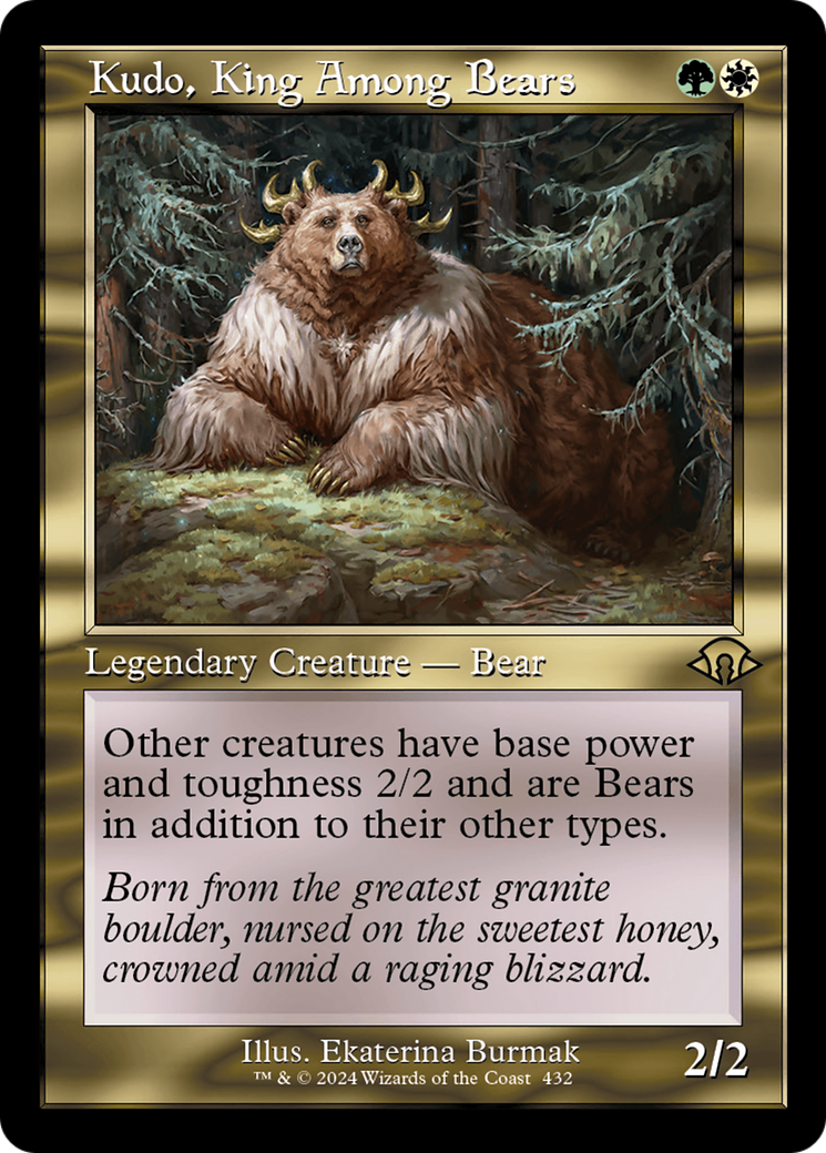 Kudo, King Among Bears (Retro) [Modern Horizons 3] | Tables and Towers