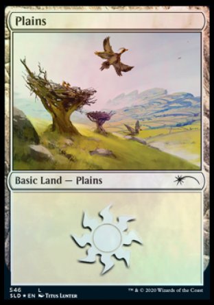 Plains (Feathered Friends) (546) [Secret Lair Drop Promos] | Tables and Towers