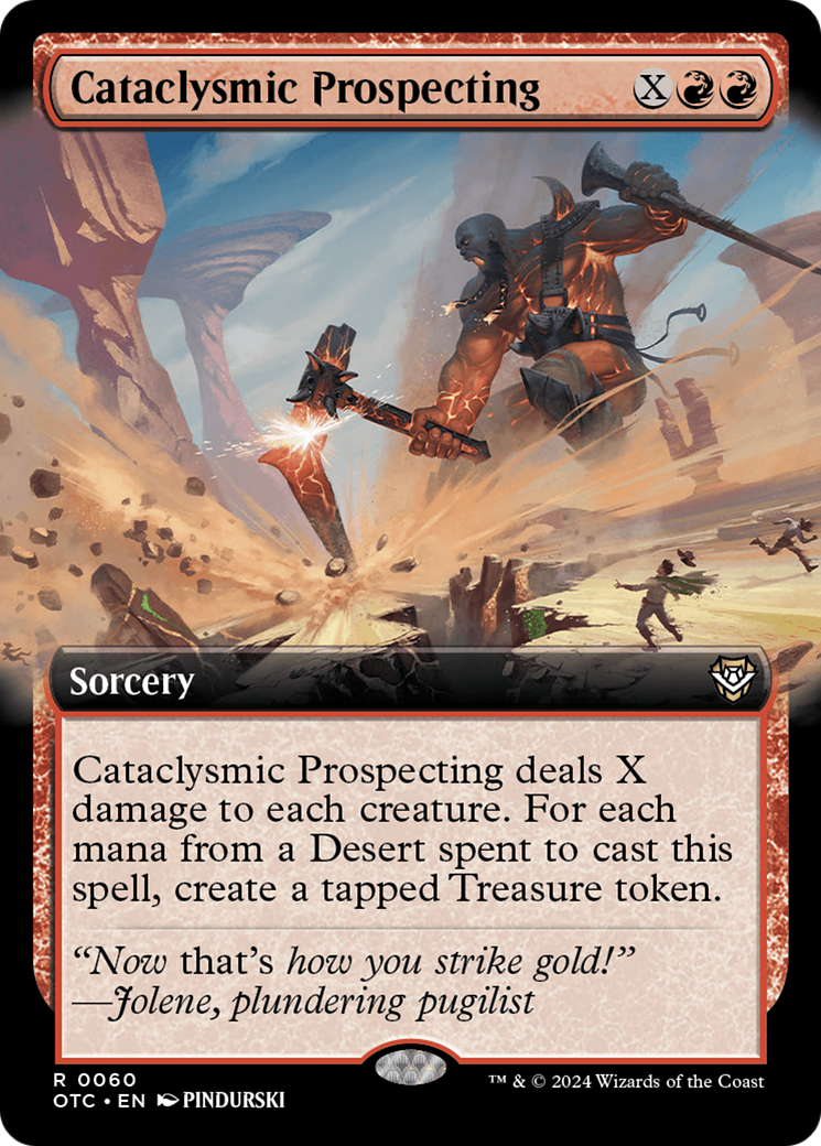 Cataclysmic Prospecting (Extended Art) [Outlaws of Thunder Junction Commander] | Tables and Towers