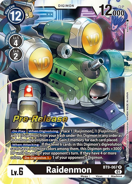 Raidenmon [BT9-067] [X Record Pre-Release Promos] | Tables and Towers