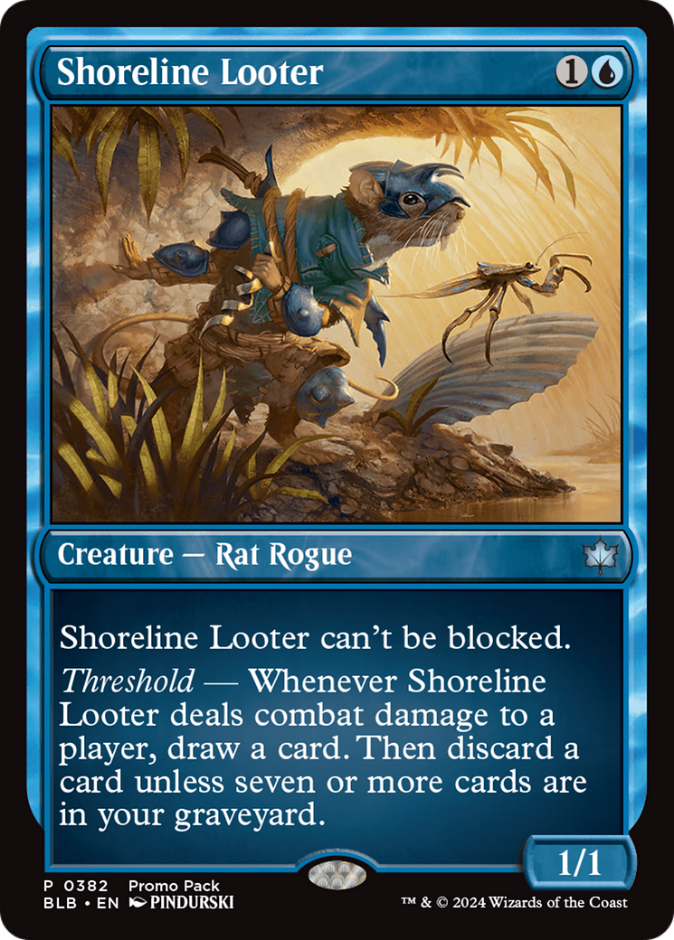 Shoreline Looter [Bloomburrow Promos] | Tables and Towers