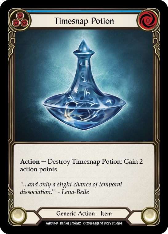 Timesnap Potion [FAB014-P] (Promo)  1st Edition Cold Foil | Tables and Towers