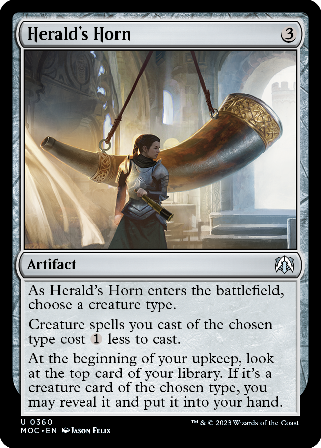 Herald's Horn [March of the Machine Commander] | Tables and Towers