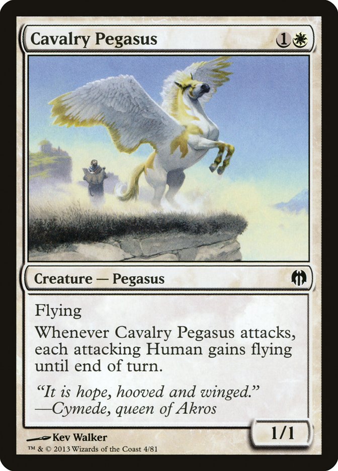 Cavalry Pegasus [Duel Decks: Heroes vs. Monsters] | Tables and Towers