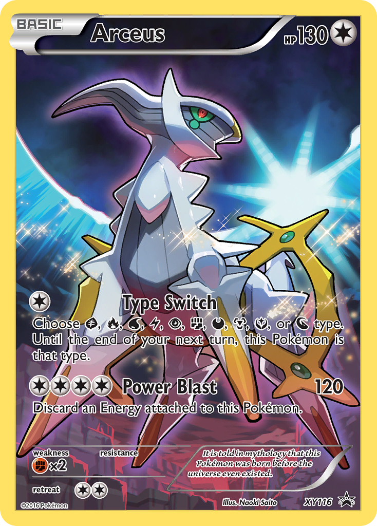 Arceus (XY116) [XY: Black Star Promos] | Tables and Towers