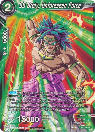 SS Broly, Unforeseen Force (Expansion 4/5 Sealed Tournament) (P-125) [Promotion Cards] | Tables and Towers