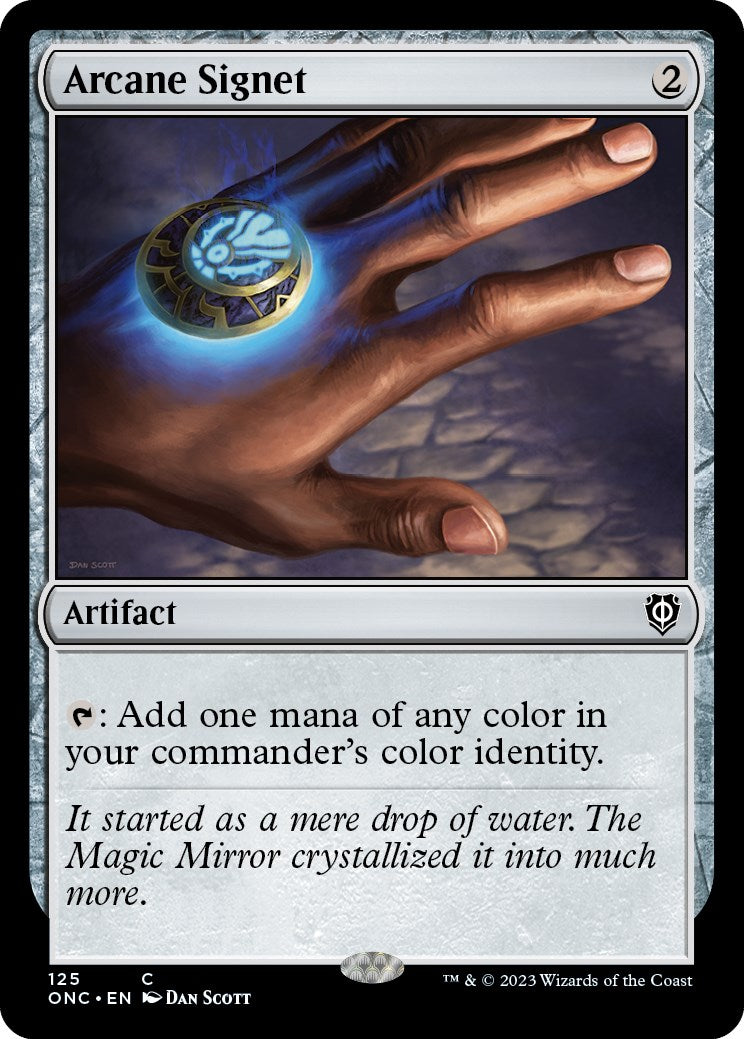 Arcane Signet [Phyrexia: All Will Be One Commander] | Tables and Towers