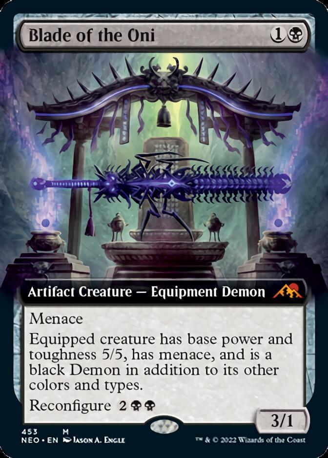 Blade of the Oni (Extended Art) [Kamigawa: Neon Dynasty] | Tables and Towers