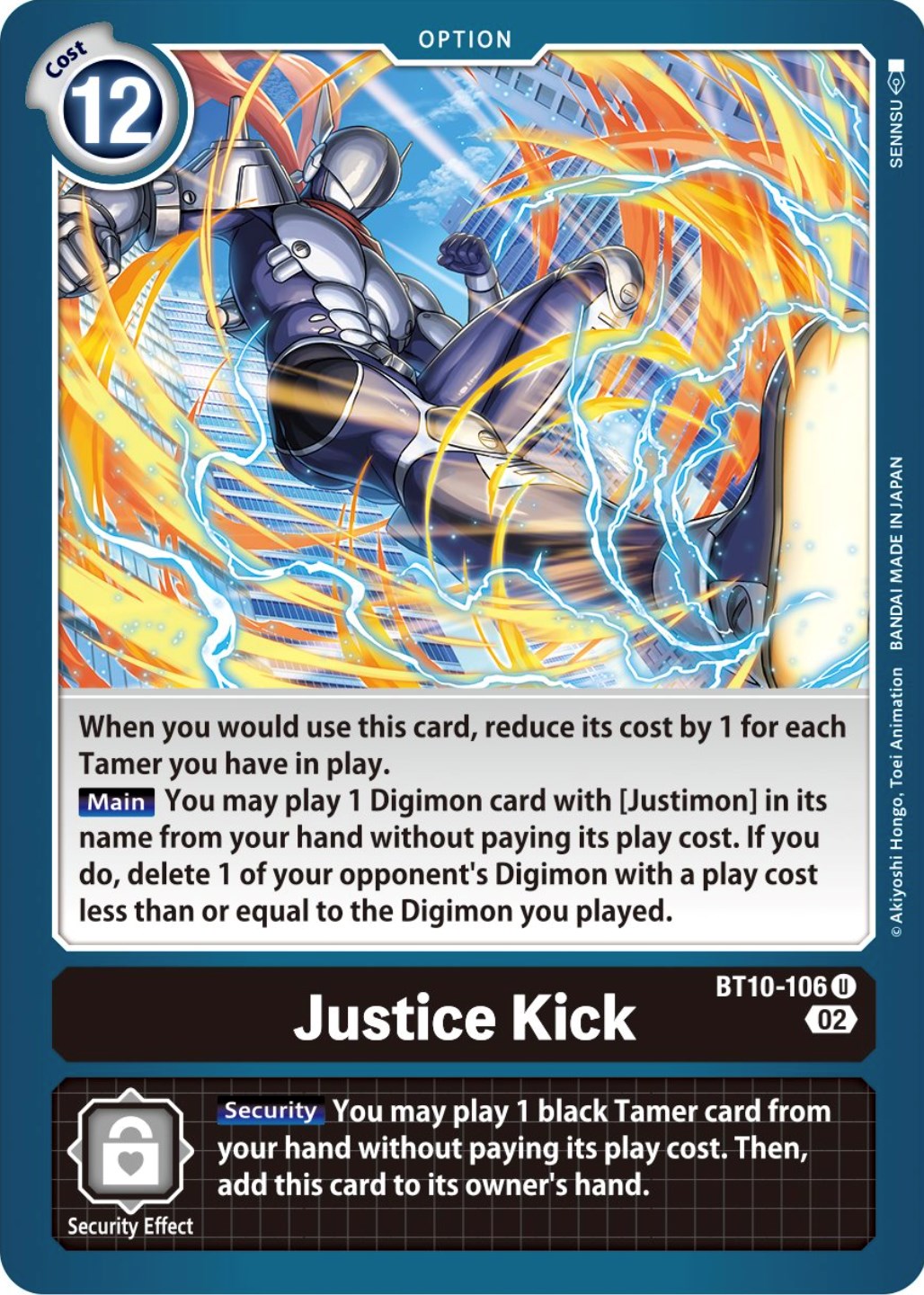 Justice Kick [BT10-106] [Xros Encounter] | Tables and Towers