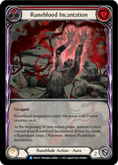 Runeblood Incantation (Red) [EVR107] (Everfest)  1st Edition Extended Art Rainbow Foil | Tables and Towers