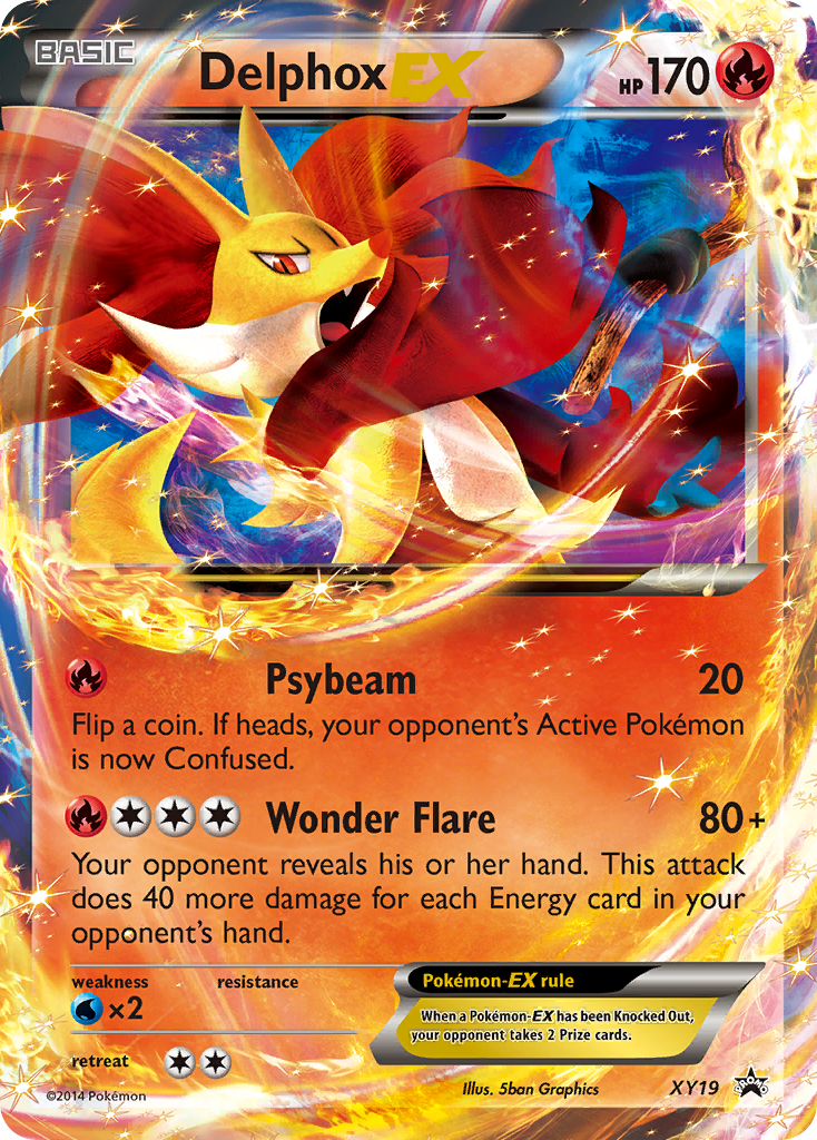 Delphox EX (XY19) [XY: Black Star Promos] | Tables and Towers