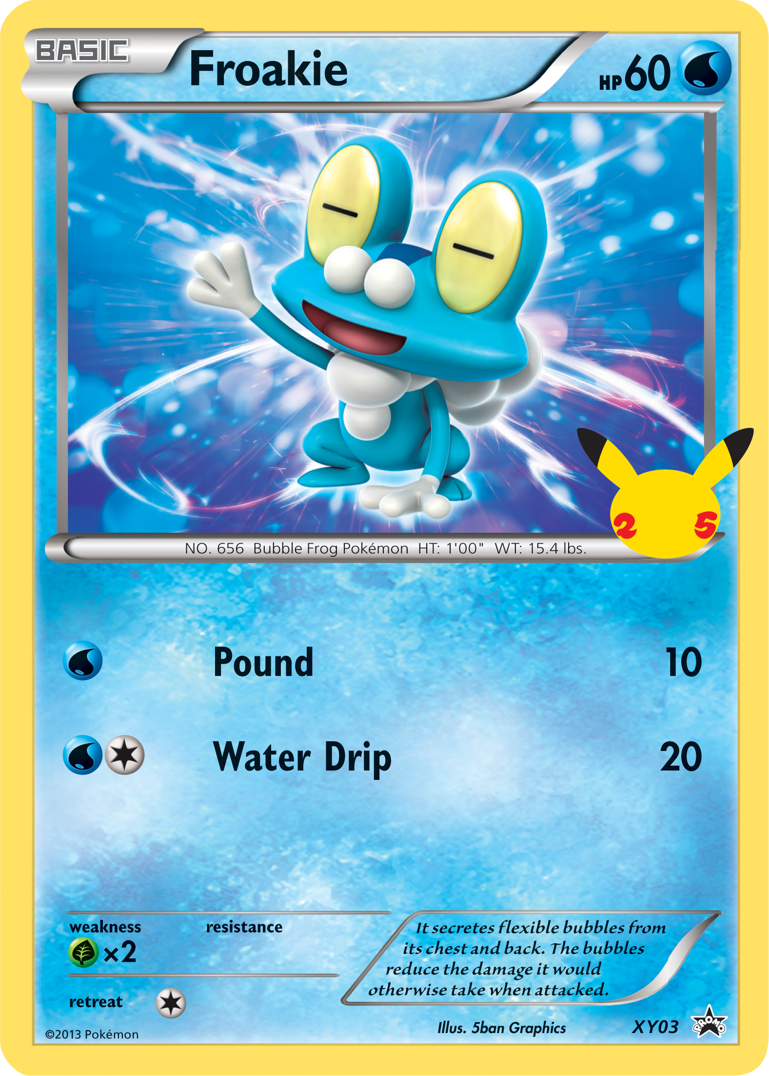 Froakie (XY03) (Jumbo Card) [First Partner Pack] | Tables and Towers