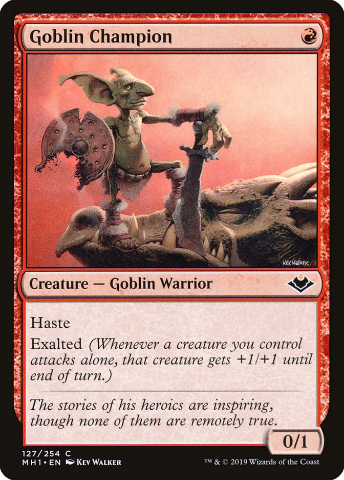 Goblin Champion [Modern Horizons] | Tables and Towers