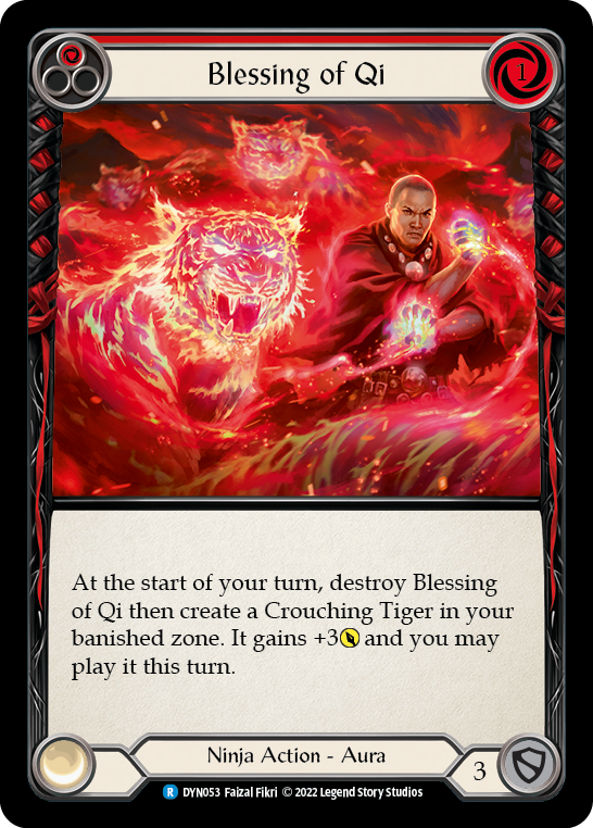 Blessing of Qi (Red) [DYN053] (Dynasty) | Tables and Towers