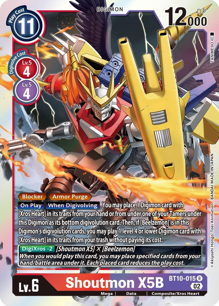 Shoutmon X5B [BT10-015] [Xros Encounter] | Tables and Towers