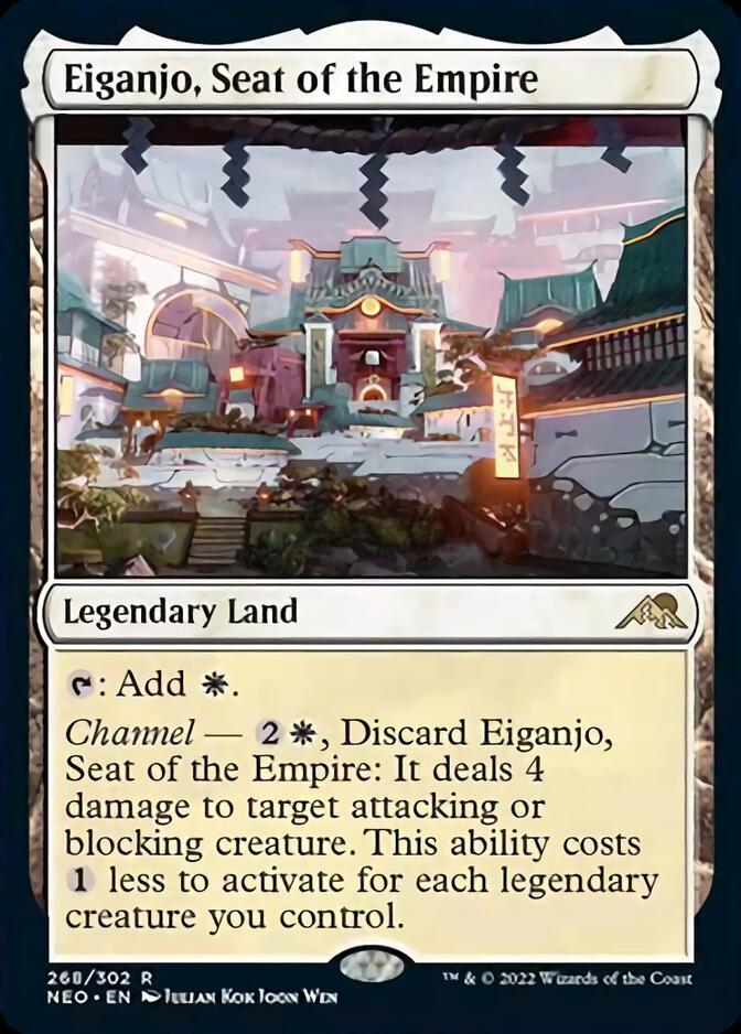 Eiganjo, Seat of the Empire [Kamigawa: Neon Dynasty] | Tables and Towers