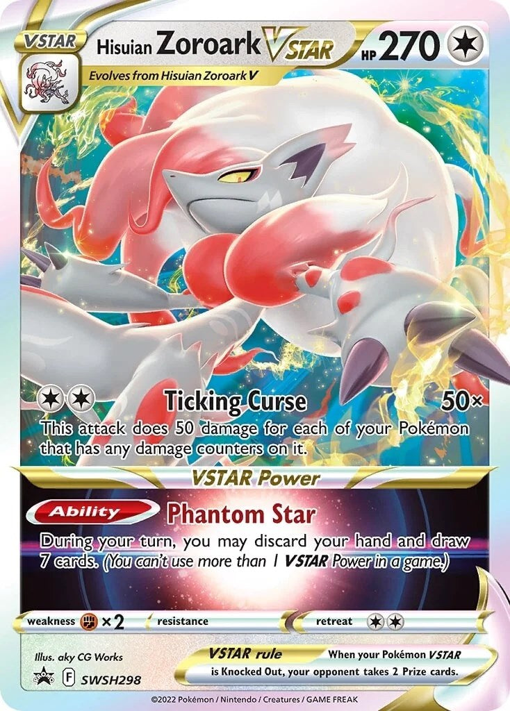 Hisuian Zoroark VSTAR (SWSH298) (Jumbo Card) [Sword & Shield: Lost Origin] | Tables and Towers