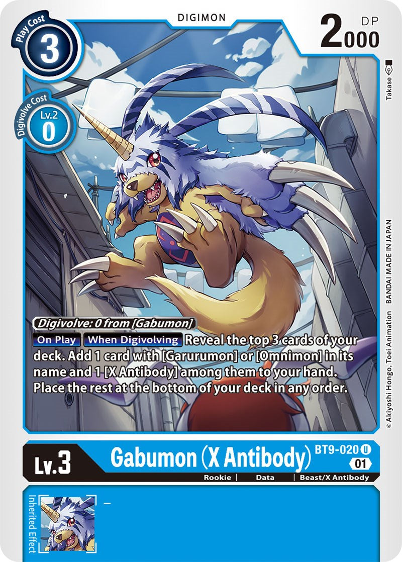 Gabumon (X Antibody) [BT9-020] [X Record] | Tables and Towers