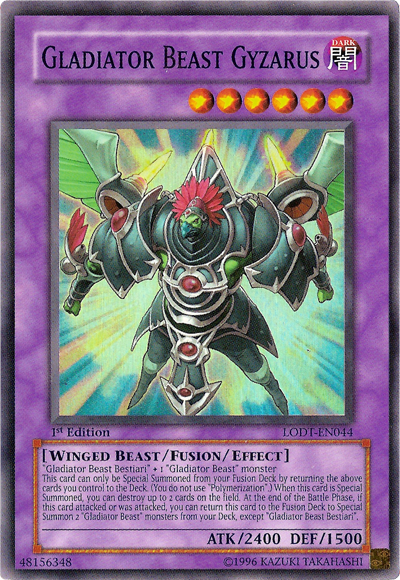 Gladiator Beast Gyzarus [LODT-EN044] Super Rare | Tables and Towers