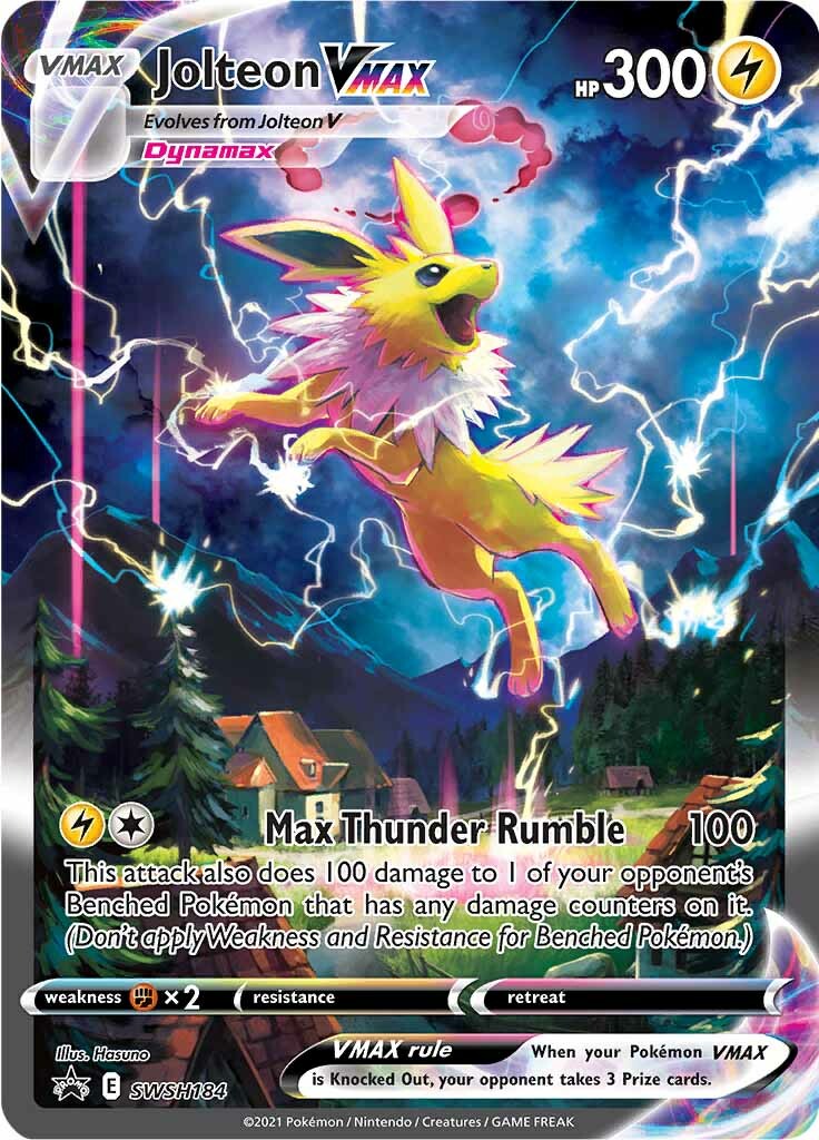 Jolteon VMAX (SWSH184) [Sword & Shield: Black Star Promos] | Tables and Towers