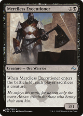 Merciless Executioner [The List Reprints] | Tables and Towers