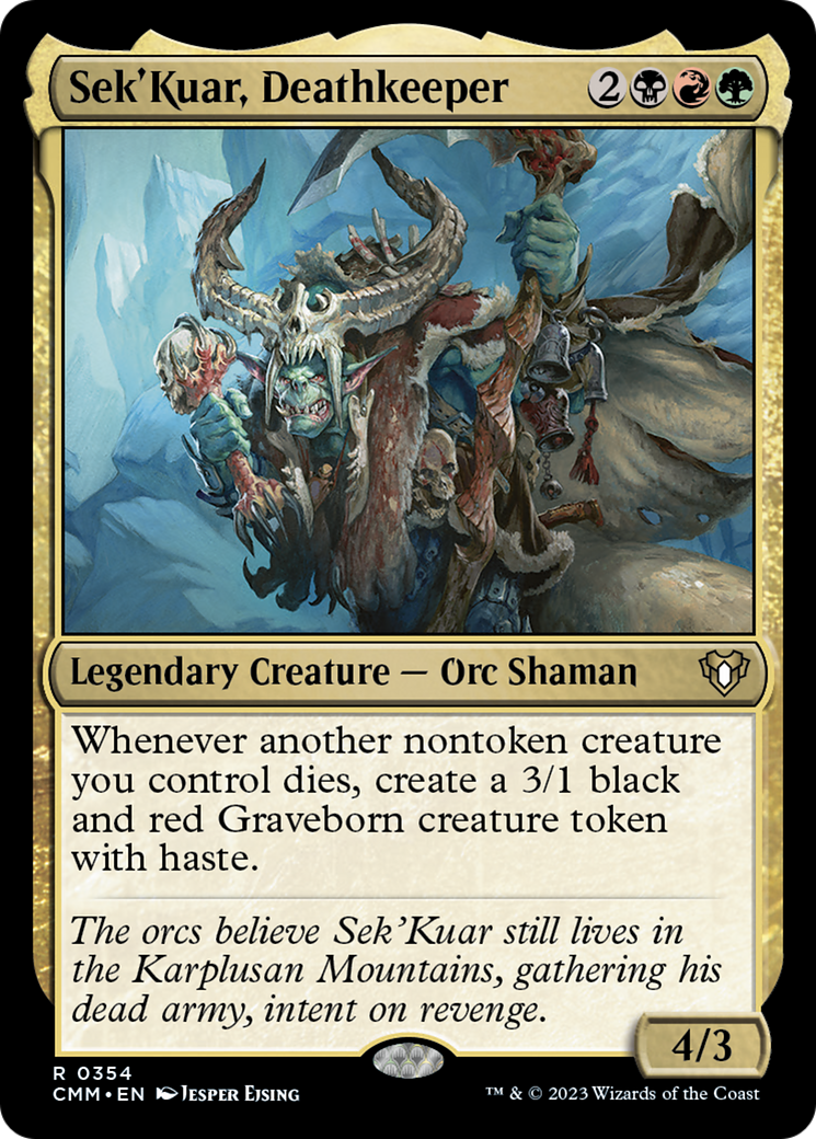 Sek'Kuar, Deathkeeper [Commander Masters] | Tables and Towers