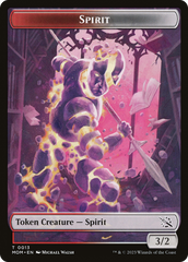 Monk // Spirit (13) Double-Sided Token [March of the Machine Tokens] | Tables and Towers