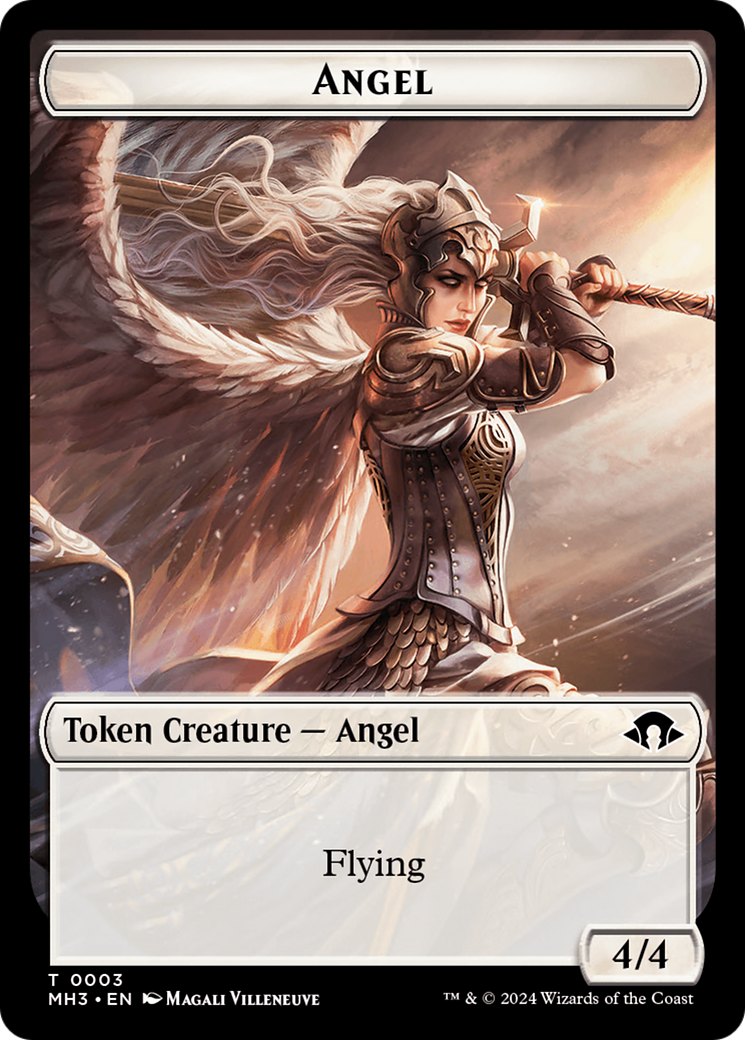 Eldrazi Spawn // Angel Double-Sided Token [Modern Horizons 3 Tokens] | Tables and Towers