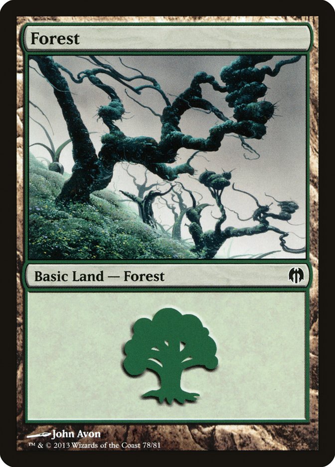 Forest (78) [Duel Decks: Heroes vs. Monsters] | Tables and Towers