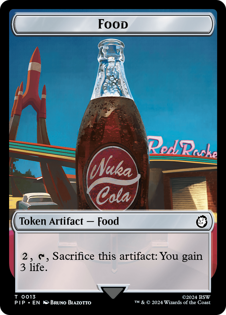 Food (0013) // Wasteland Survival Guide Double-Sided Token [Fallout Tokens] | Tables and Towers