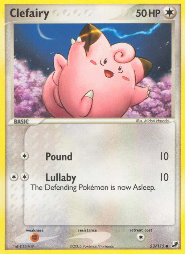 Clefairy (53/115) [EX: Unseen Forces] | Tables and Towers