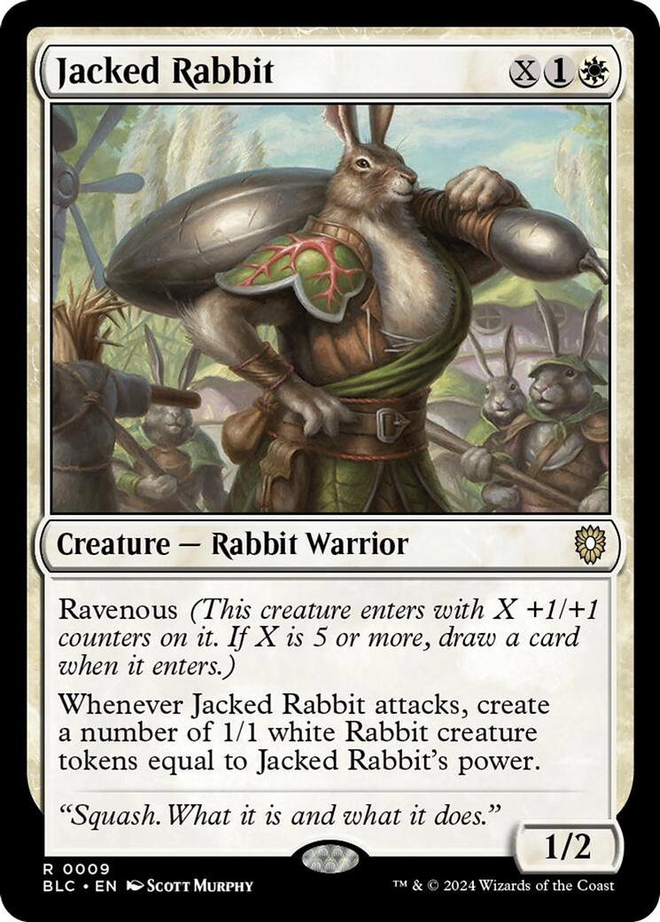 Jacked Rabbit [Bloomburrow Commander] | Tables and Towers