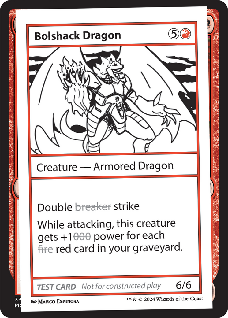 Bolshack Dragon [Mystery Booster 2 Playtest Cards] | Tables and Towers