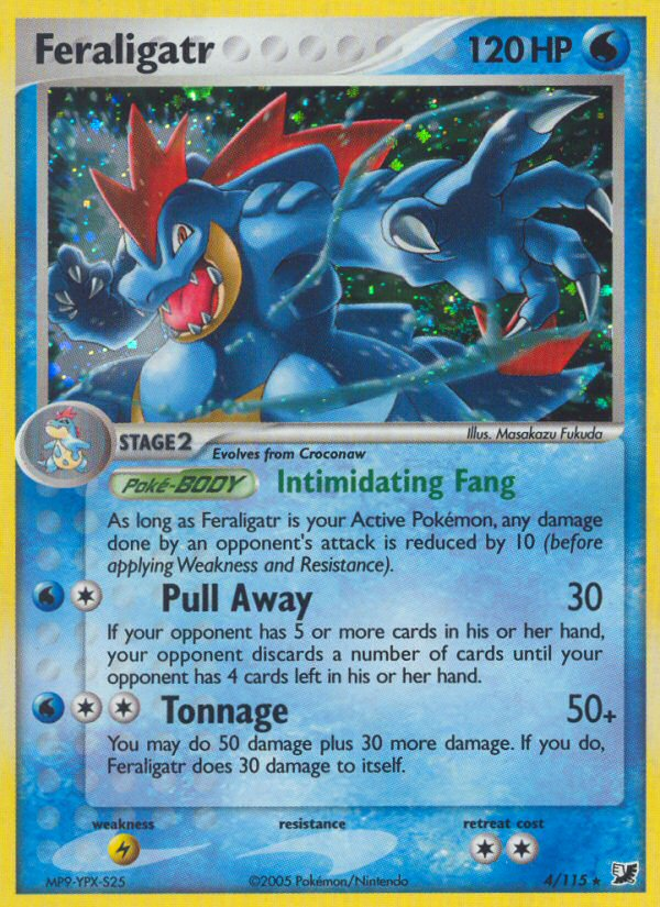 Feraligatr (4/115) [EX: Unseen Forces] | Tables and Towers