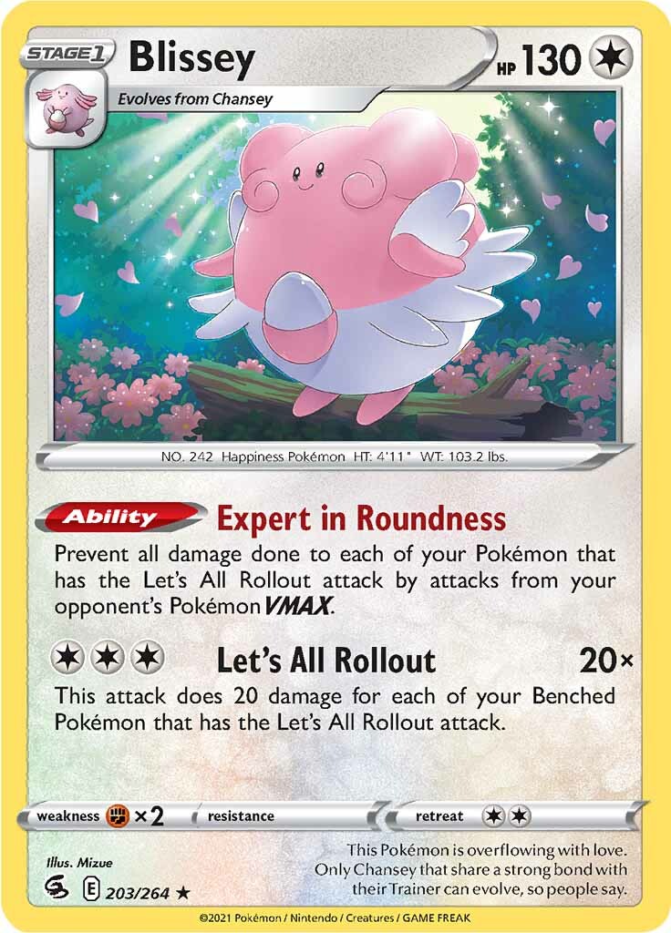 Blissey (203/264) [Sword & Shield: Fusion Strike] | Tables and Towers