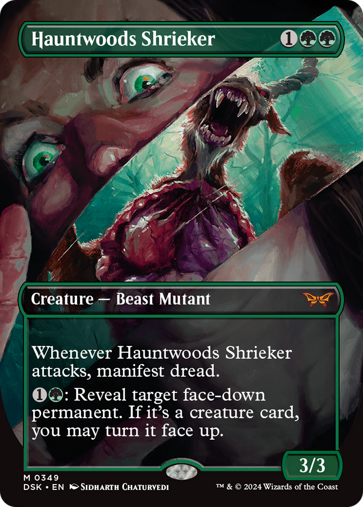 Hauntwoods Shrieker (Borderless) [Duskmourn: House of Horror] | Tables and Towers