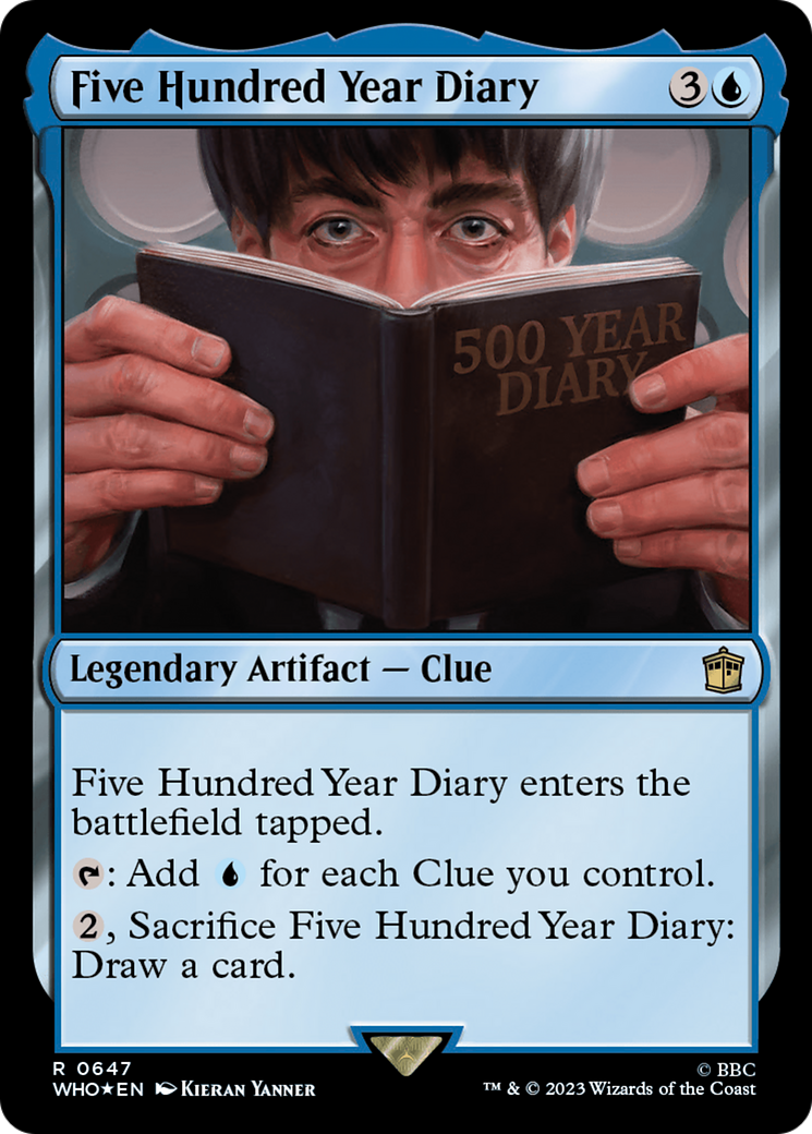 Five Hundred Year Diary (Surge Foil) [Doctor Who] | Tables and Towers