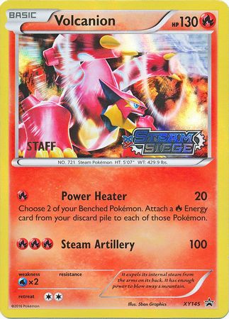 Volcanion (XY145) (Staff) [XY: Black Star Promos] | Tables and Towers