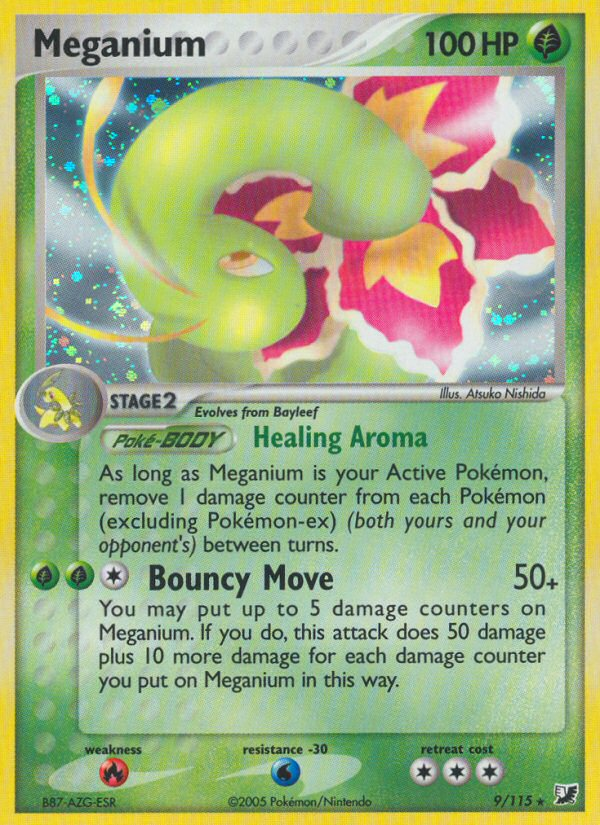 Meganium (9/115) [EX: Unseen Forces] | Tables and Towers