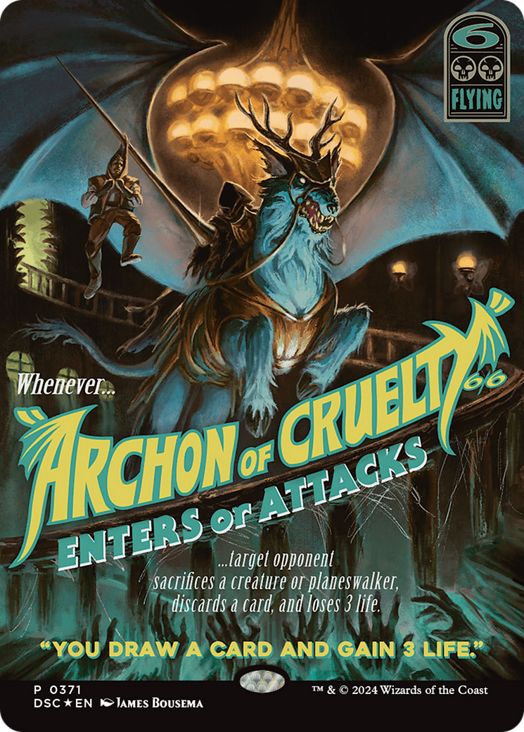 Archon of Cruelty (Showcase) [Duskmourn: House of Horror Commander] | Tables and Towers