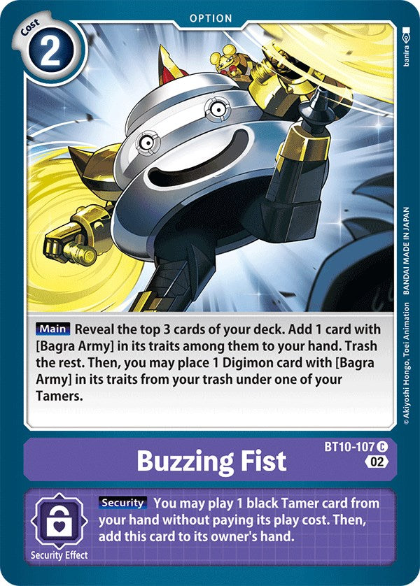 Buzzing Fist [BT10-107] [Xros Encounter] | Tables and Towers