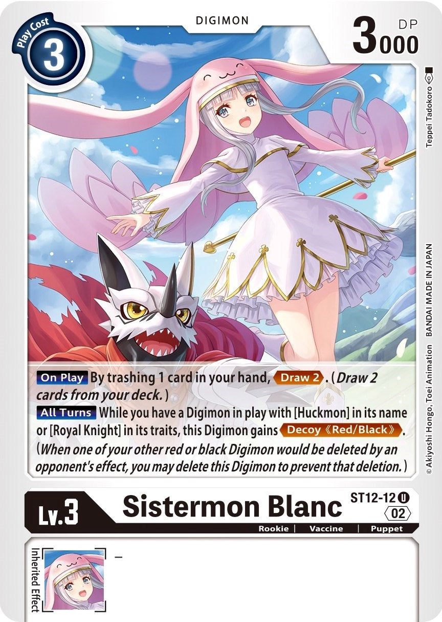 Sistermon Blanc [ST12-12] [Starter Deck: Jesmon] | Tables and Towers